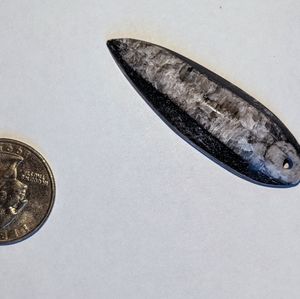 Orthoceras Fossil Necklace Pendants - Handmade (Multiples)